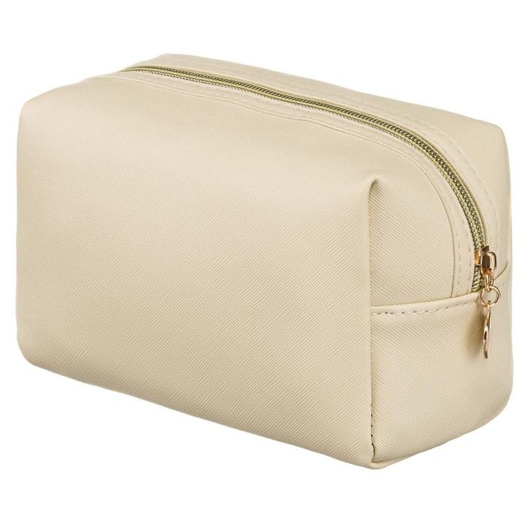 Peterson, kosmetyczka prostokątna, beżowa