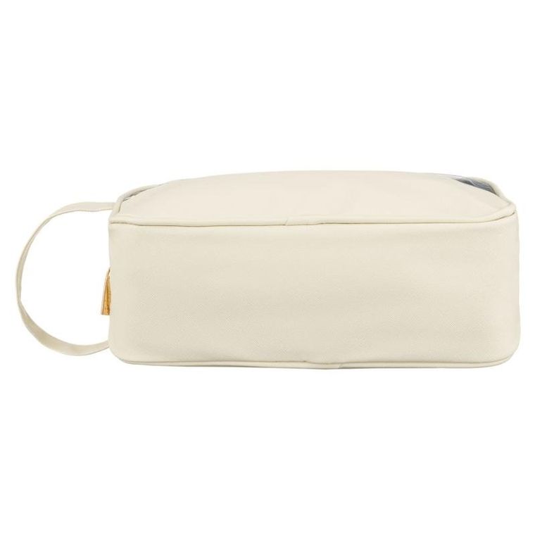 Peterson, kosmetyczka z uchwytem, z przezroczystym panelem, ecru
