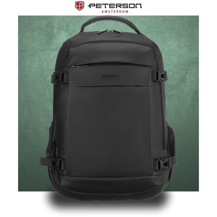 Peterson, plecak podróżny, czarny