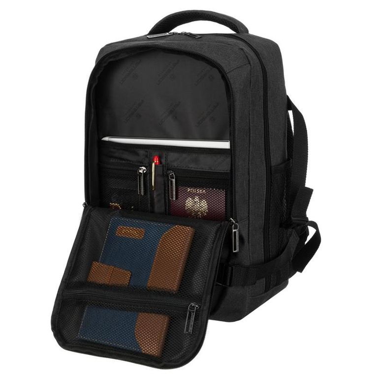 Peterson, podróżny plecak, czarny