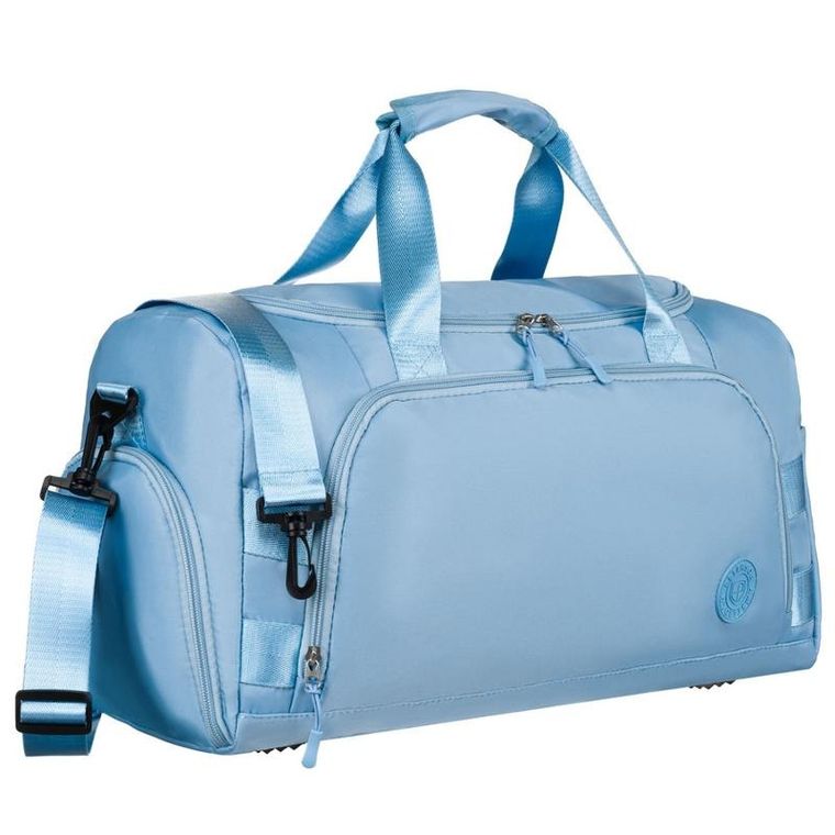 Peterson, torba podróżna z uchwytem na walizkę, błękitna