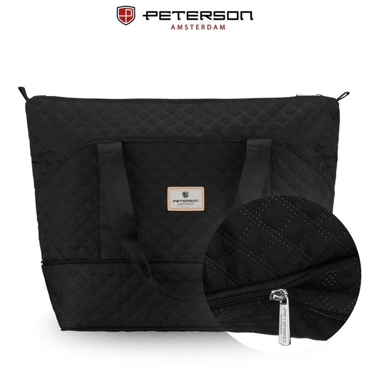 Peterson, torba treningowa, 1-komorowa, czarna