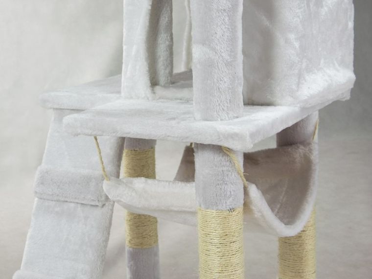 Pethaus, drapak dla kota, biały, 132 cm