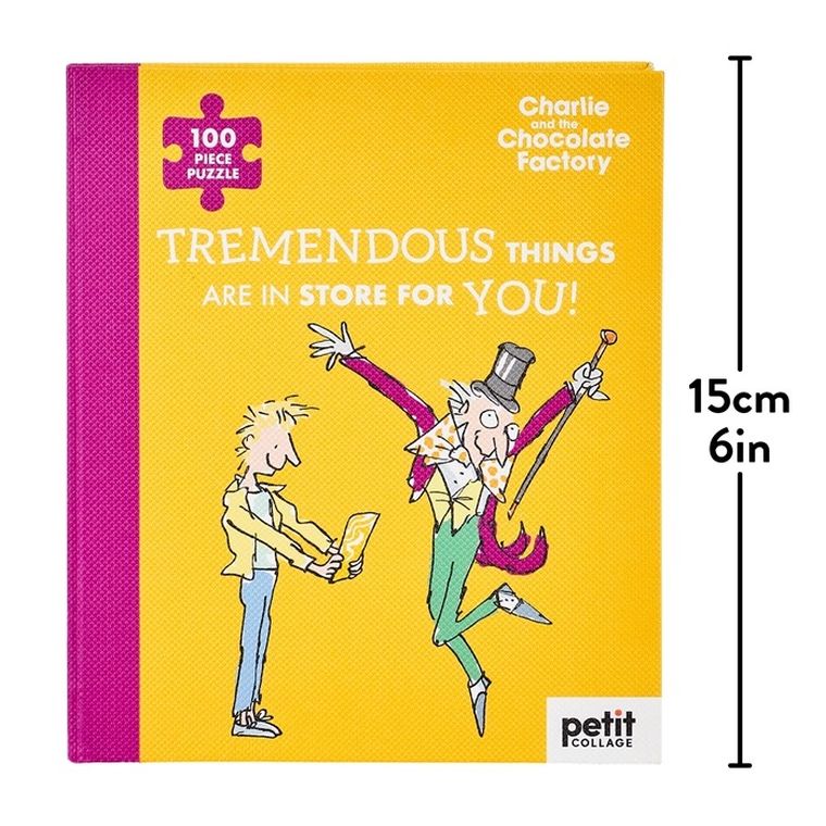 Petit Collage, Roald Dahl, Charlie i Fabryka Czekolady, puzzle, 100 elementów