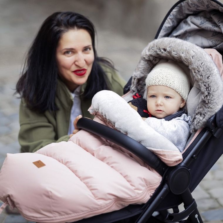 Petite&Mars, Comfy, zimowy śpiworek, 4w1, Rose Petal