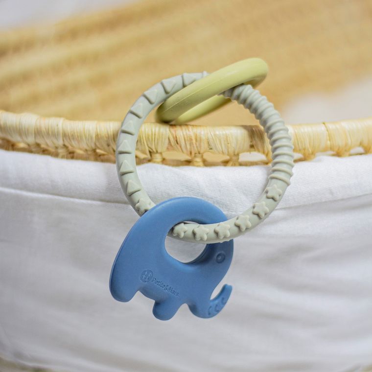 Petite&Mars, silikonowy gryzak, Elefi