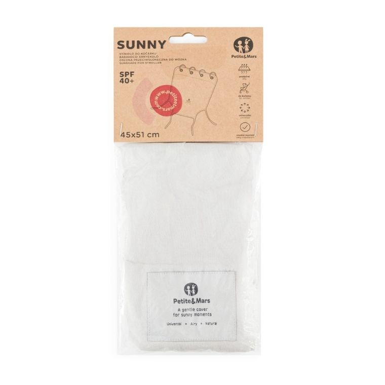 Petite&Mars, Sunny, osłona przeciwsłoneczna, mocha mousse