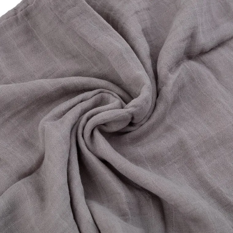 Petite&Mars, zestaw: Moussy, pieluszka z muślinu bambusowego, Ochre Leaves, 68-68 cm, 3 szt.