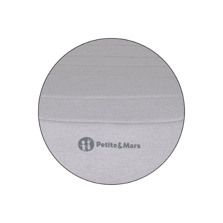 Petite&Mars, Zuno, podstawka samochodowa, gentle grey, 125-150 cm