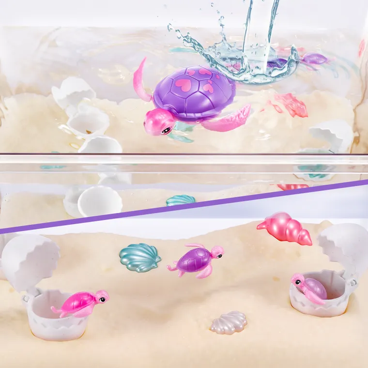 Pets Alive, Mama Turtle & Baby Surprise, mama żółw i małe żółwiki, zabawka interaktywna