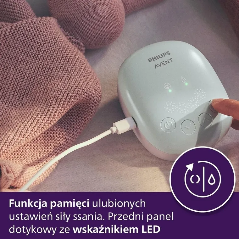 Philips Avent, Essential, laktator elektryczny z akcesoriami, kompaktowy