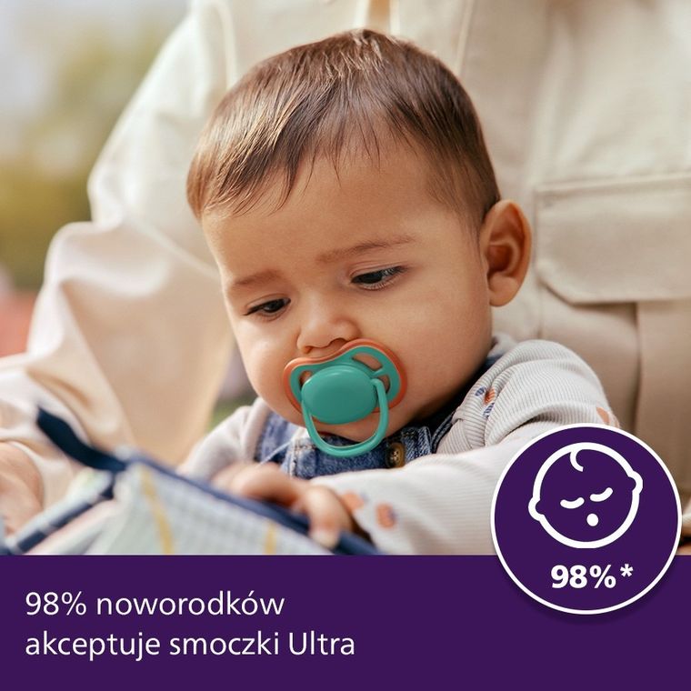Philips Avent, smoczek ortodontyczny, 6-18 m, 2 szt.