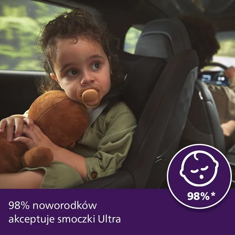 Philips Avent, Ultra Soft, smoczek ortodontyczny, 18 m+, 2 szt.