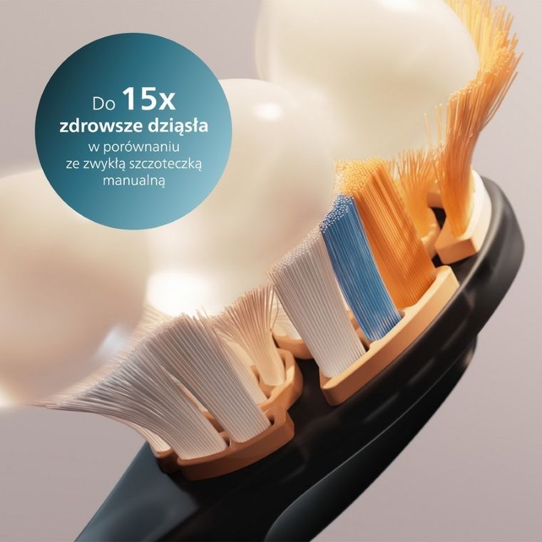 Philips, Sonicare, Premium ALL in ONE A3, końcówki do szczoteczki, czarne, 2 szt., HX9092/88