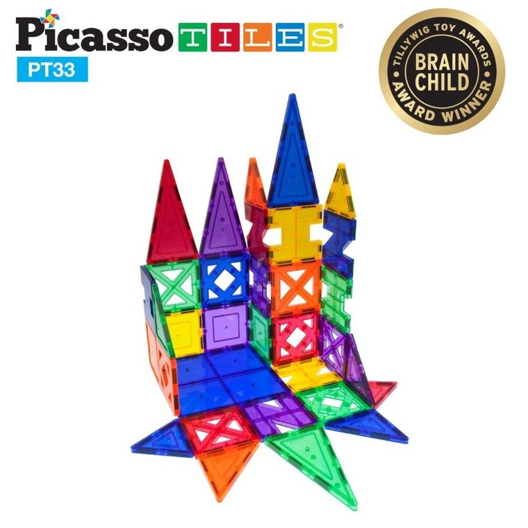 Picasso, klocki magnetyczne, 33 elementów