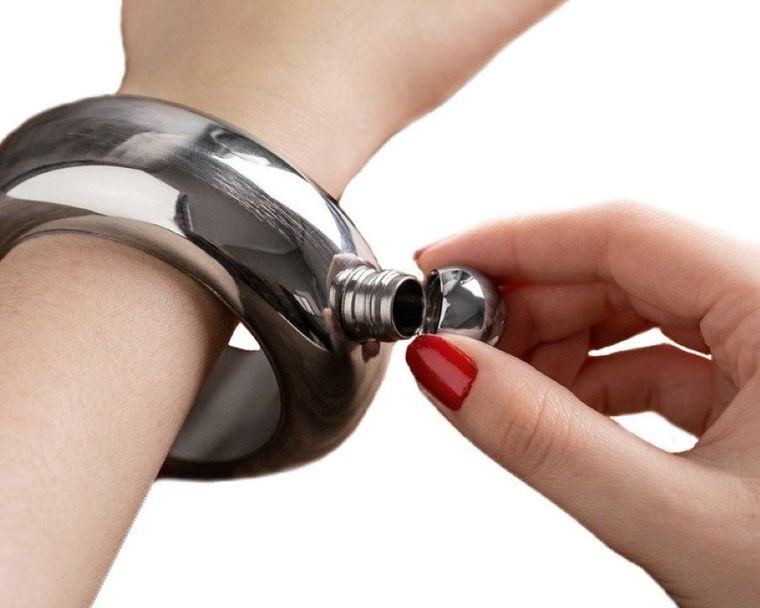 Piersiówka, bransoletka, 2w1