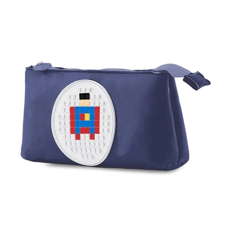 Pixie Crew, neoprenowy piórnik, saszetka, panel świecący w ciemności, granatowy