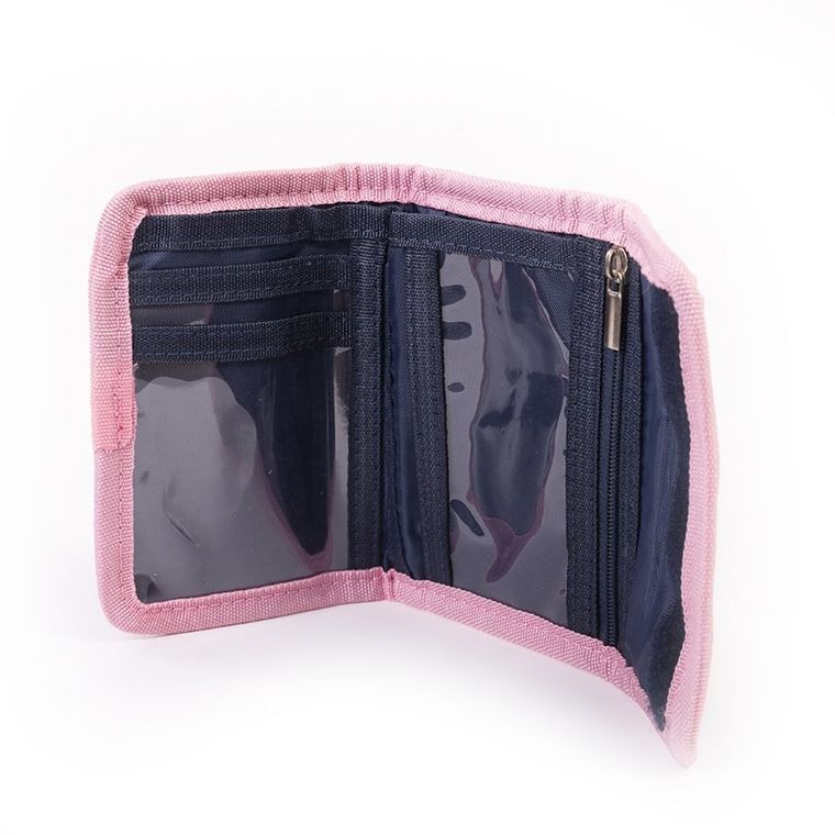 Pixie Crew, portfel na rzep, kropki, różowy panel