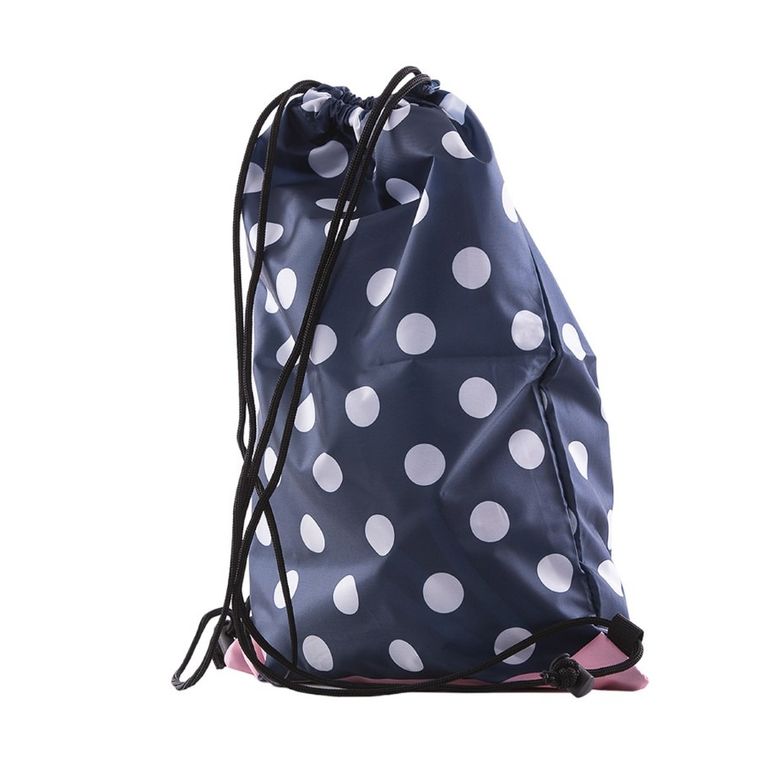 Pixie Crew, worek sportowy, kropki, różowy panel