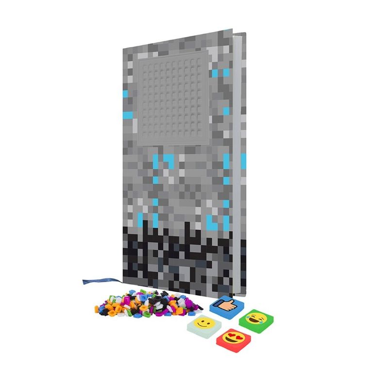 Pixie Crew, zeszyt A5, w linię, kratka, szary panel, 1 szt.