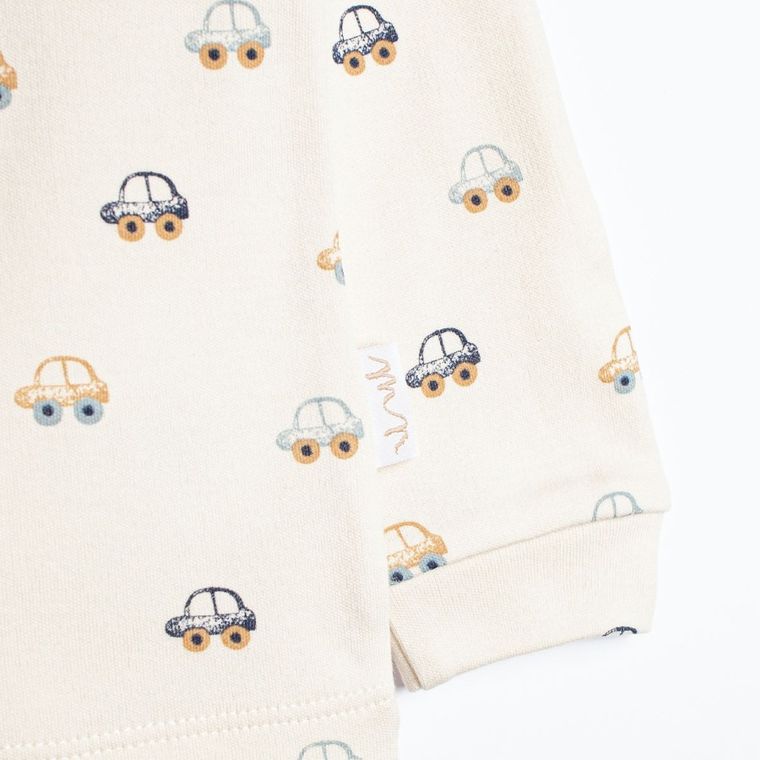 Piżama chłopięca, beżowa, Nicol