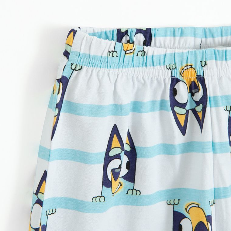Piżama chłopięca, niebieska, Bluey, Licence Brand