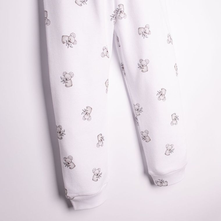 Piżama dziecięca, biała, Nicol