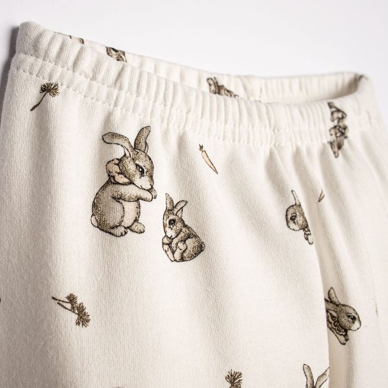 Piżama dziewczęca, beżowa, Nicol