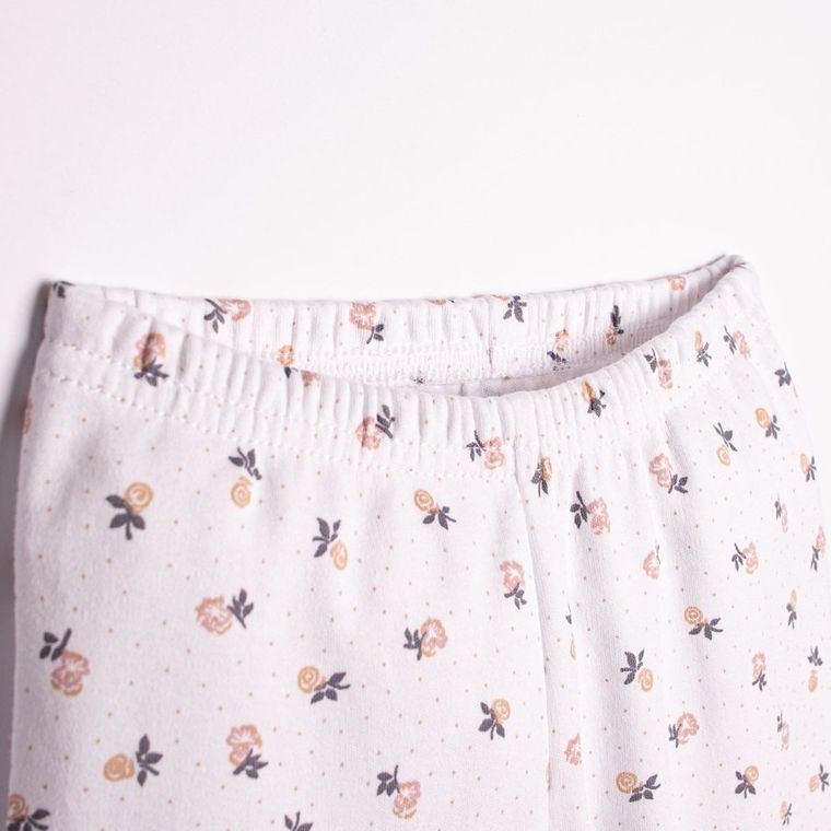 Piżama dziewczęca, biała, Nicol