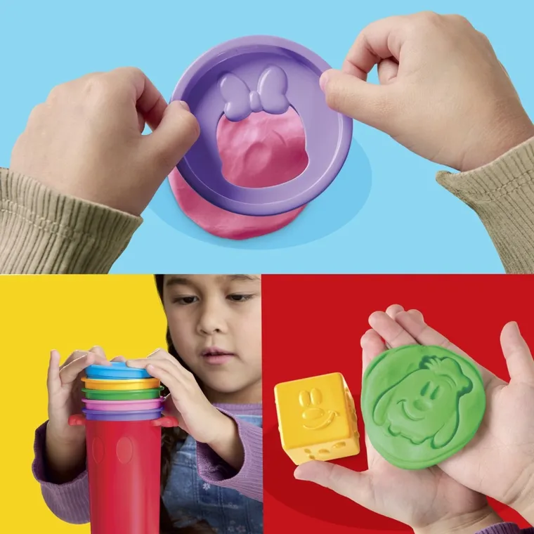 Play-Doh, Disney Jr, Myszka Mickey, Lep i Układaj, zestaw kreatywny