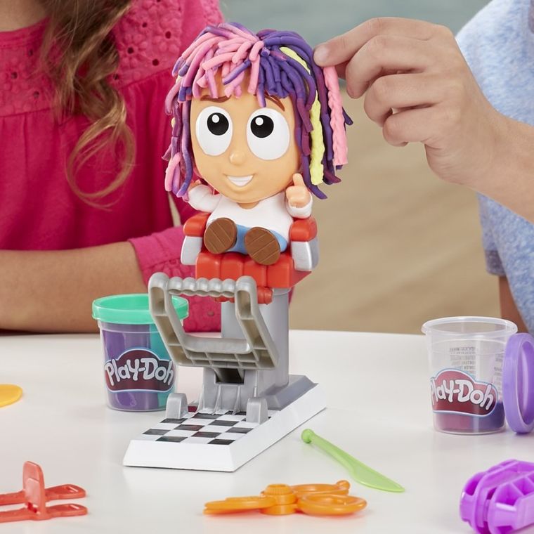 Play-Doh, Fryzjer, 8 tub, zestaw kreatywny