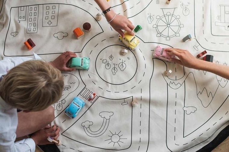 Play&Go, worek na zabawki i mata do zabawy, Playvill, 140 cm