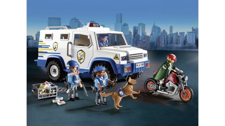 Playmobil, Action Heroes, Transporter pieniędzy, 71597