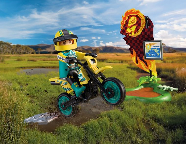 Playmobil, Cars, Terenowy motocykl, 72065