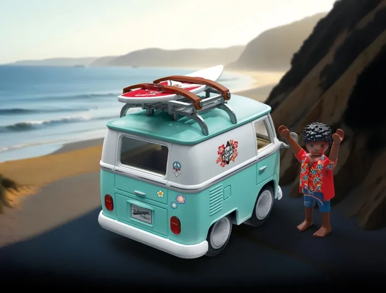 Playmobil, Cars, Volkswagen T1 Camper, 71857