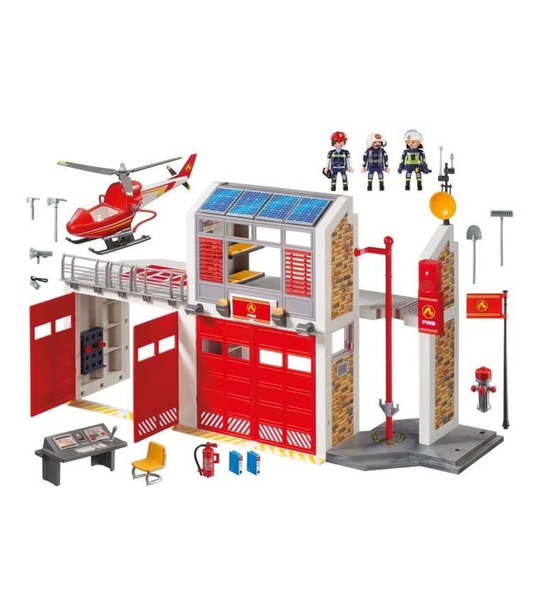 Playmobil, City Action, Duża remiza strażacka, 9462