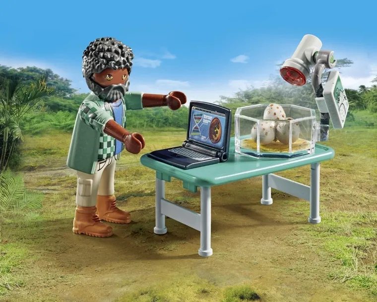 Playmobil, Dinos, Obóz badawczy z dinozaurami, 71523