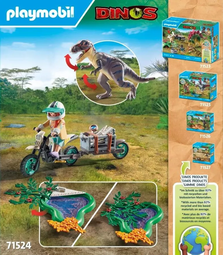 Playmobil, Dinos, W poszukiwaniu T-Rexa, 71524