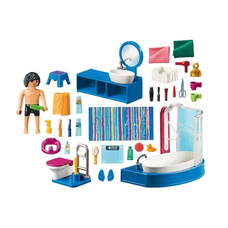 Playmobil, Dollhouse, Łazienka z wanną, 70211