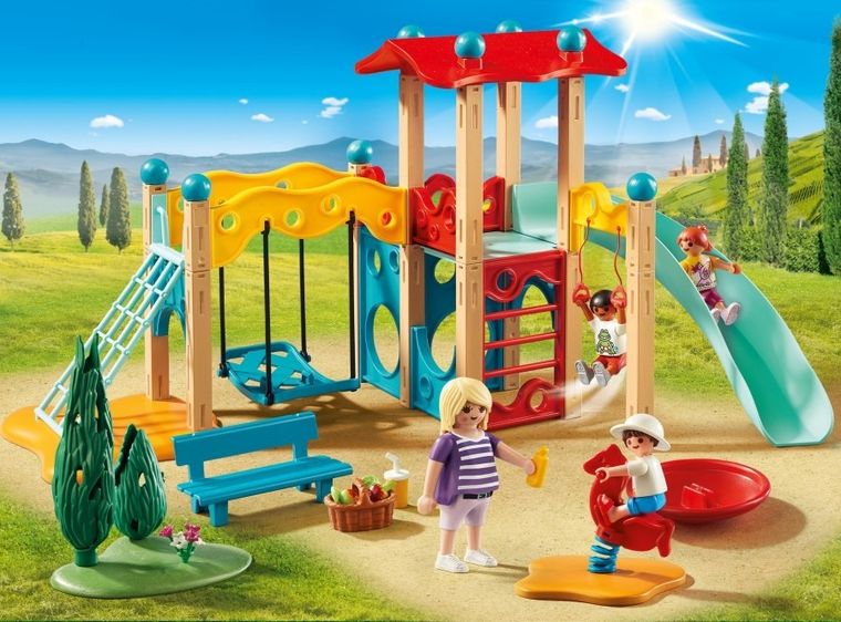 Playmobil, Family Fun, Duży plac zabaw, 9423