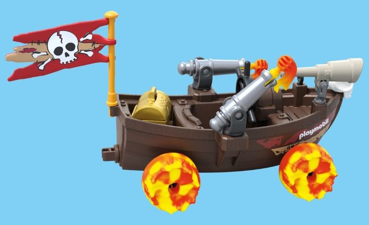 Playmobil, Funstars, Racing, Statek Piracki, 71720