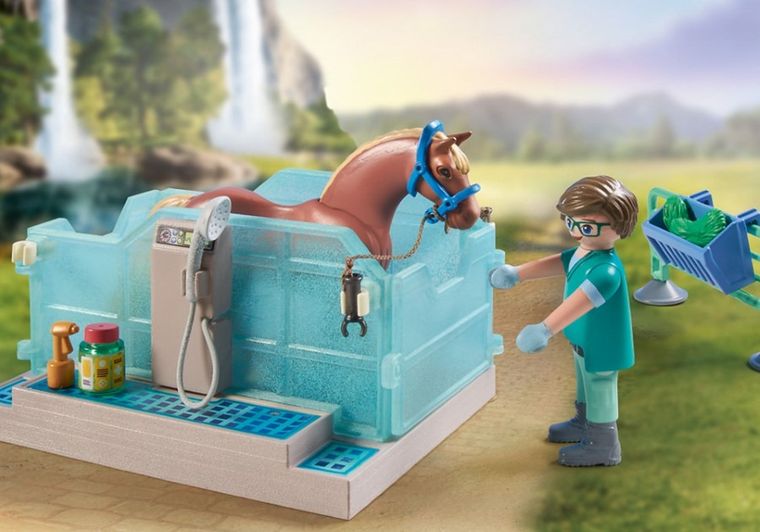 Playmobil, Horses of Waterfall, Hipoterapia i lecznica zwierząt, 71352