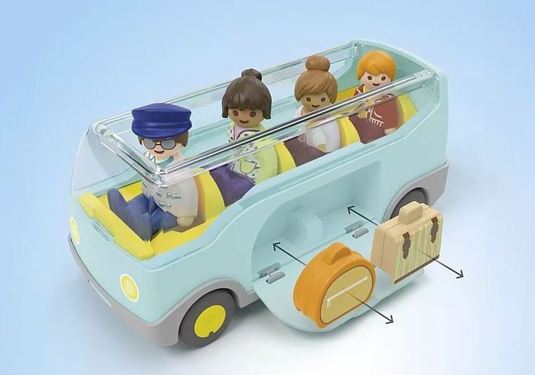 Playmobil, Junior, Autobus wycieczkowy, 71682