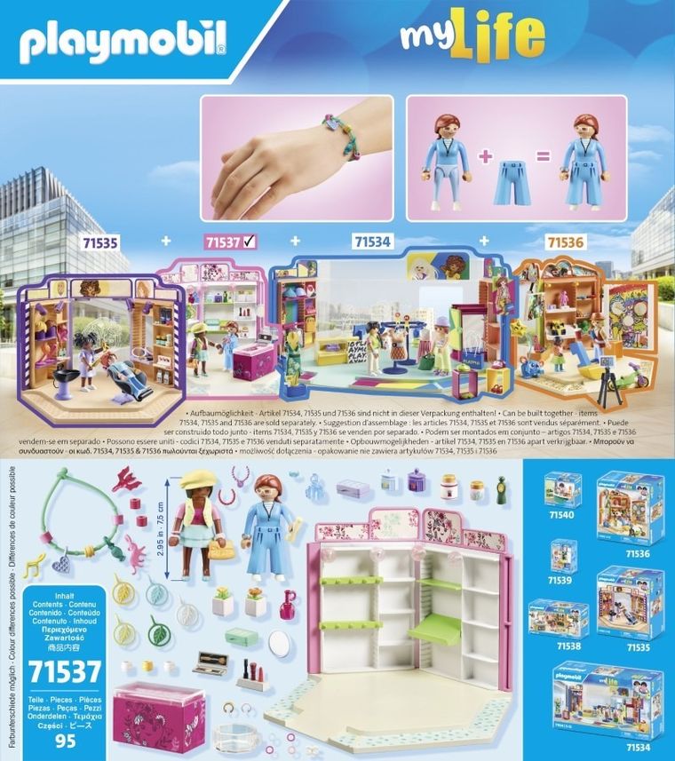 Playmobil, My Life, Salon piękności, 71537