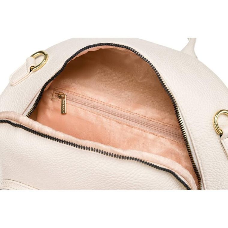 Plecak, beżowy, skóra ekologiczna, Rovicky