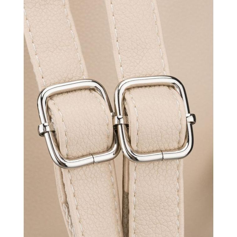 Plecak, beżowy, skóra ekologiczna, Rovicky