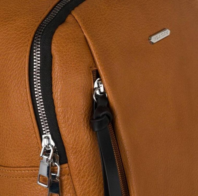 Plecak, brązowy, skóra ekologiczna, Rovicky