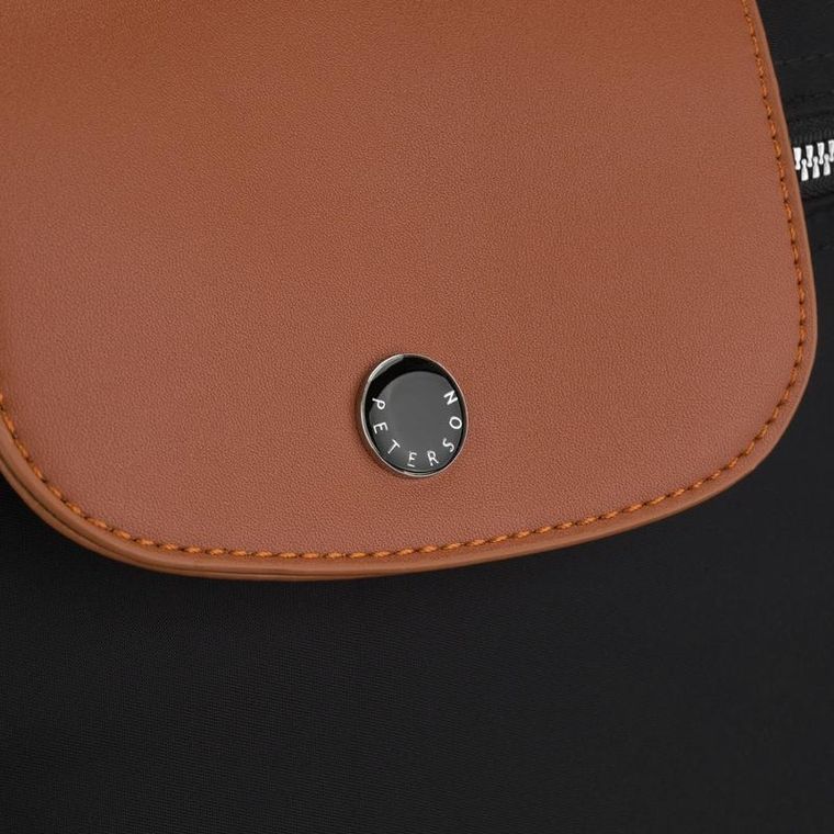 Plecak, czarno-brązowy, Peterson