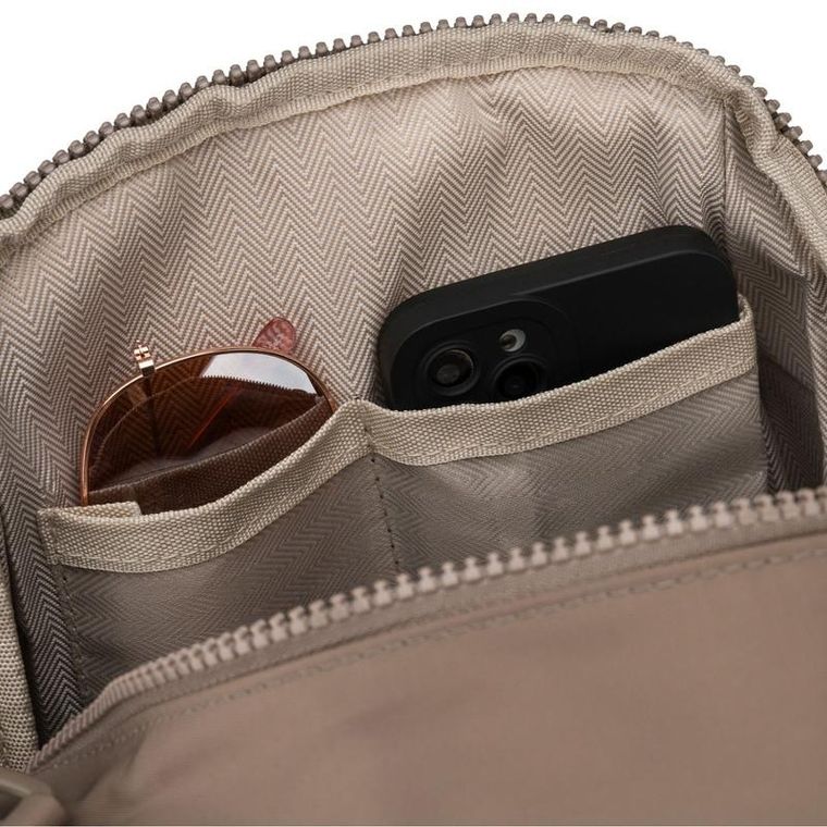 Plecak miejski, beżowy, Peterson