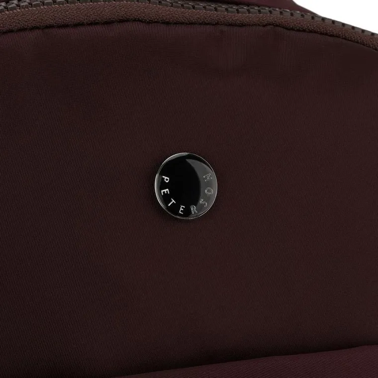 Plecak miejski, bordowy, Peterson